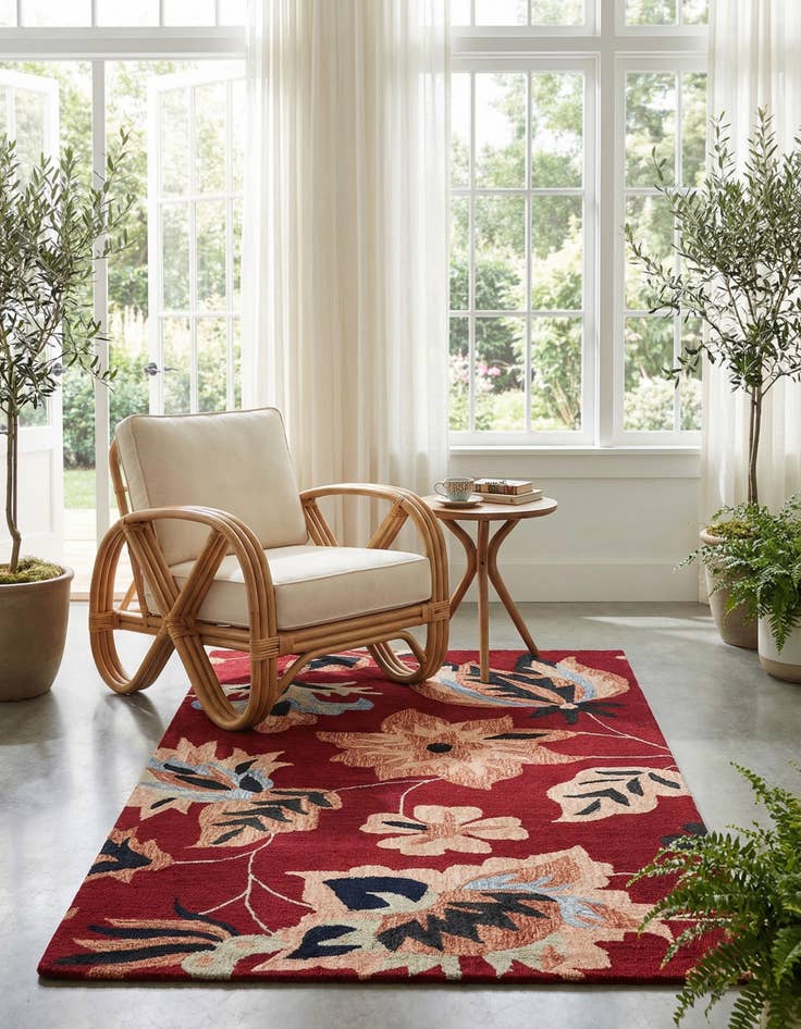 Detail image of 5' 1 x 8' Luna Rug