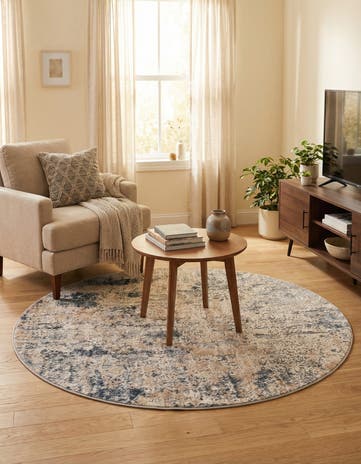 4' x 4' Caspian Round Rug