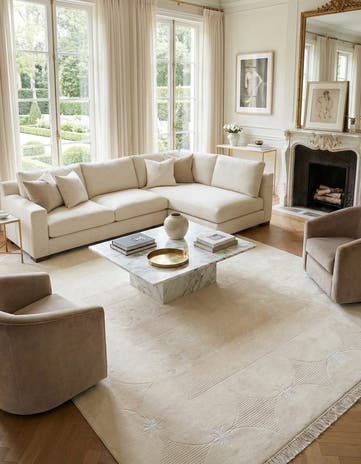 6' 7 x 9' 11 Hand Knotted Darya Wool Rug