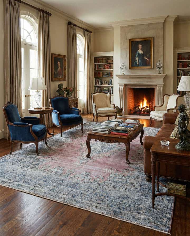 9' 7 x 12' 10 Vintage Royal Wool Rug