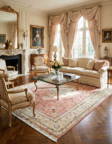6' 7 x 9' 10 Hand Knotted Tabriz Persian Rug
