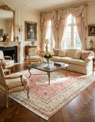 6' 7 x 9' 10 Hand Knotted Tabriz Persian Rug
