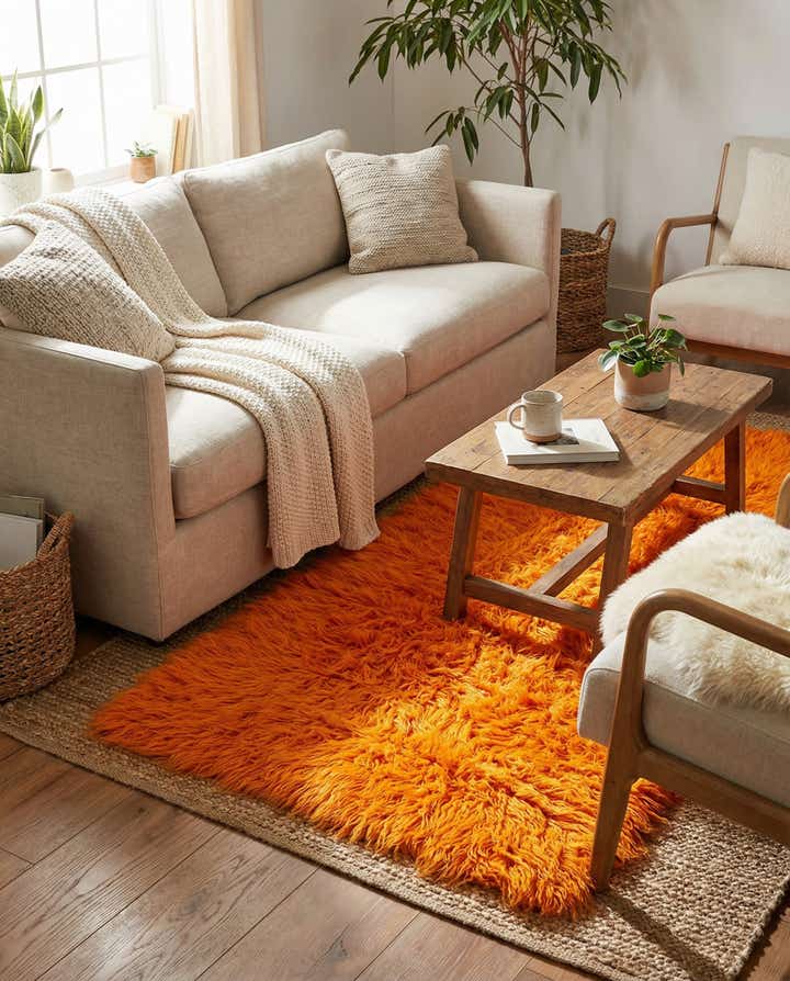 2' 7 x 4' 10 Hand Knotted Moroccan Wool Rug