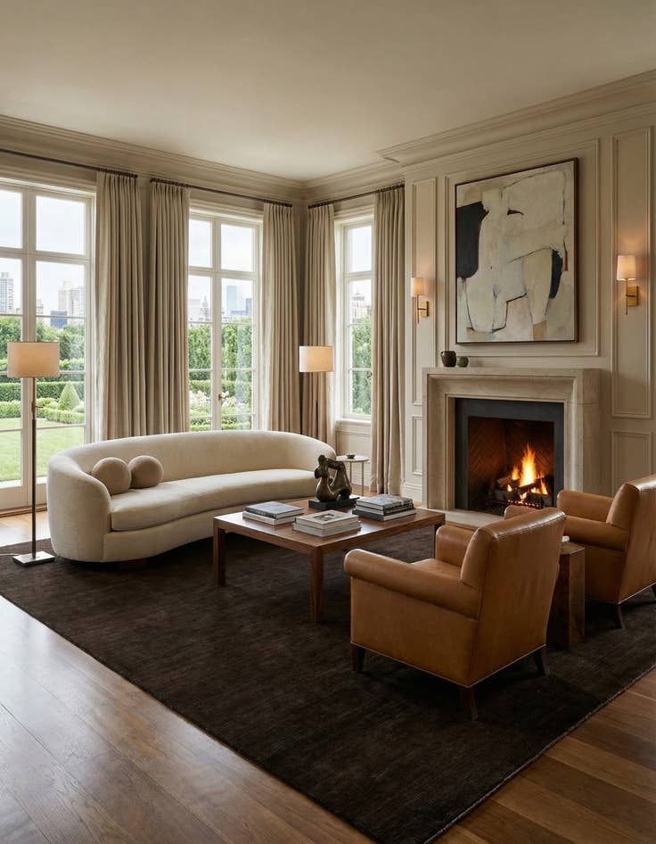 Detail image of 9' 3 x 11' 11 Odegard Wool Rug