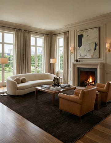 9' 3 x 11' 11 Odegard Wool Rug