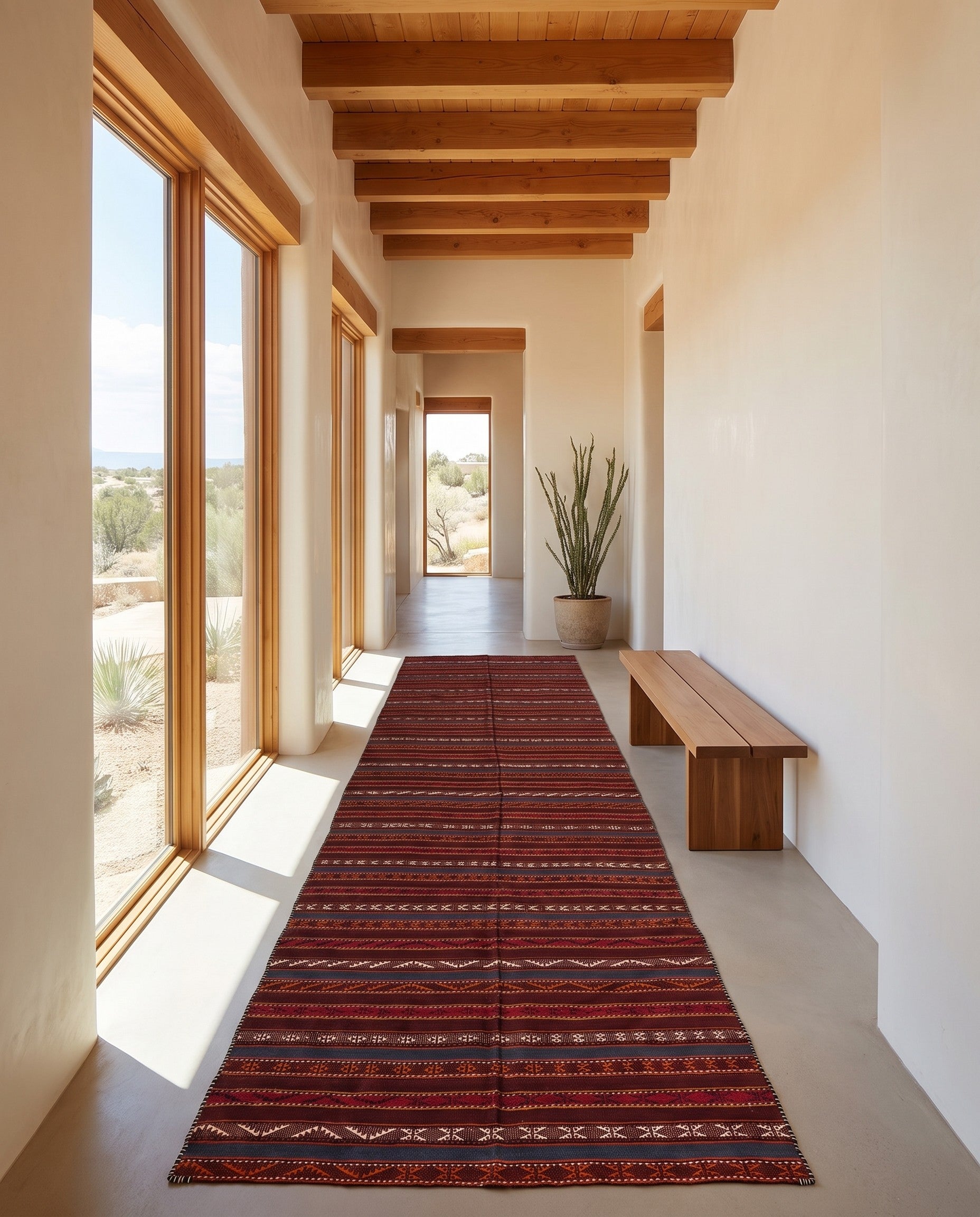 6' x 12' 10 Hand Knotted Kilim Fars Persian Wool Rug
