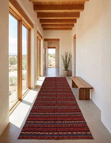 6' x 12' 10 Hand Knotted Kilim Fars Persian Wool Rug