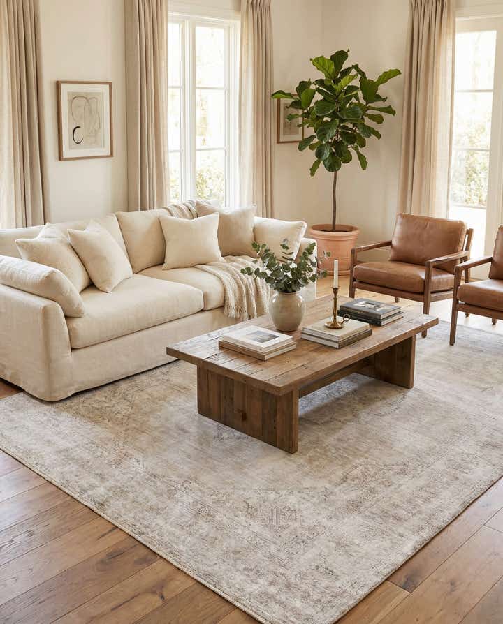 7' 8 x 10' 9 Hand Knotted Ultra Vintage Persian Wool Rug