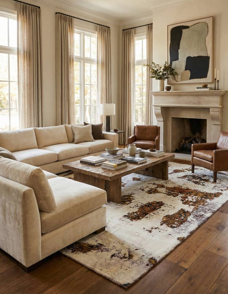 Detail image of 8' 5 x 10' 8  Hand Knotted Ultra Vintage Persian Wool Rug