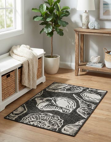 2' x 3' Easy-Clean Coastal Indoor / Outdoor Rug