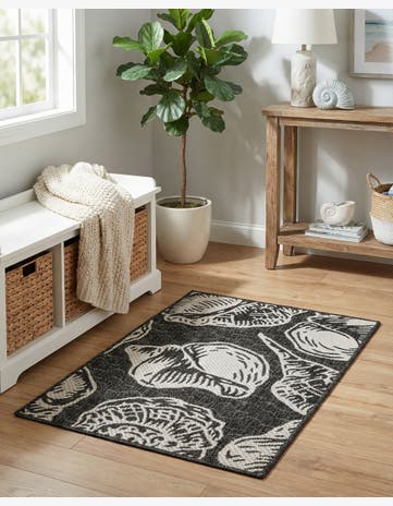 2' x 3' Easy-Clean Coastal Indoor / Outdoor Rug