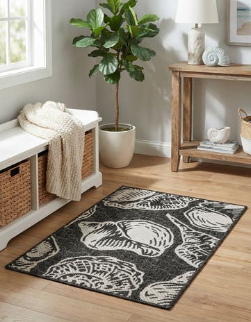 2' x 3' Easy-Clean Coastal Indoor / Outdoor Rug