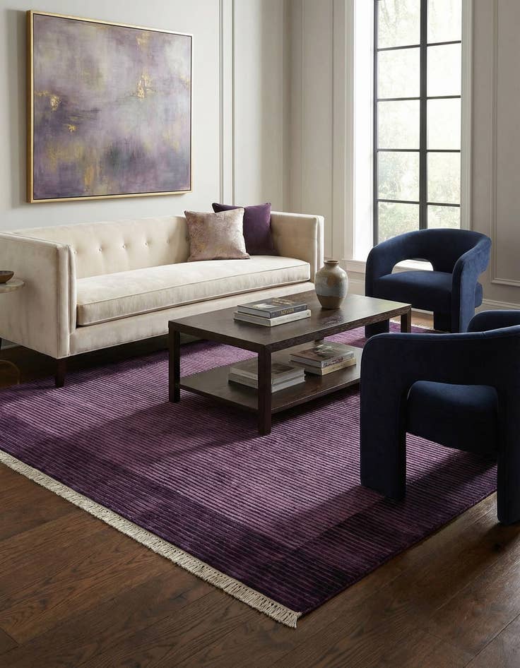 Detail image of 5' 1 x 6' 8  Hand Knotted Darya Wool Rug