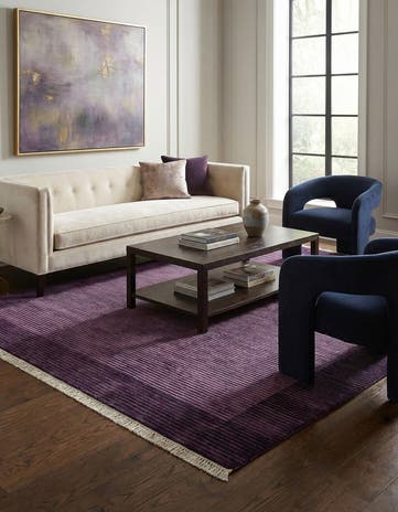 5' 1 x 6' 8 Hand Knotted Darya Wool Rug