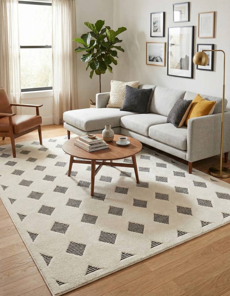 Detail image of 6' x 9' Prismatic Rug