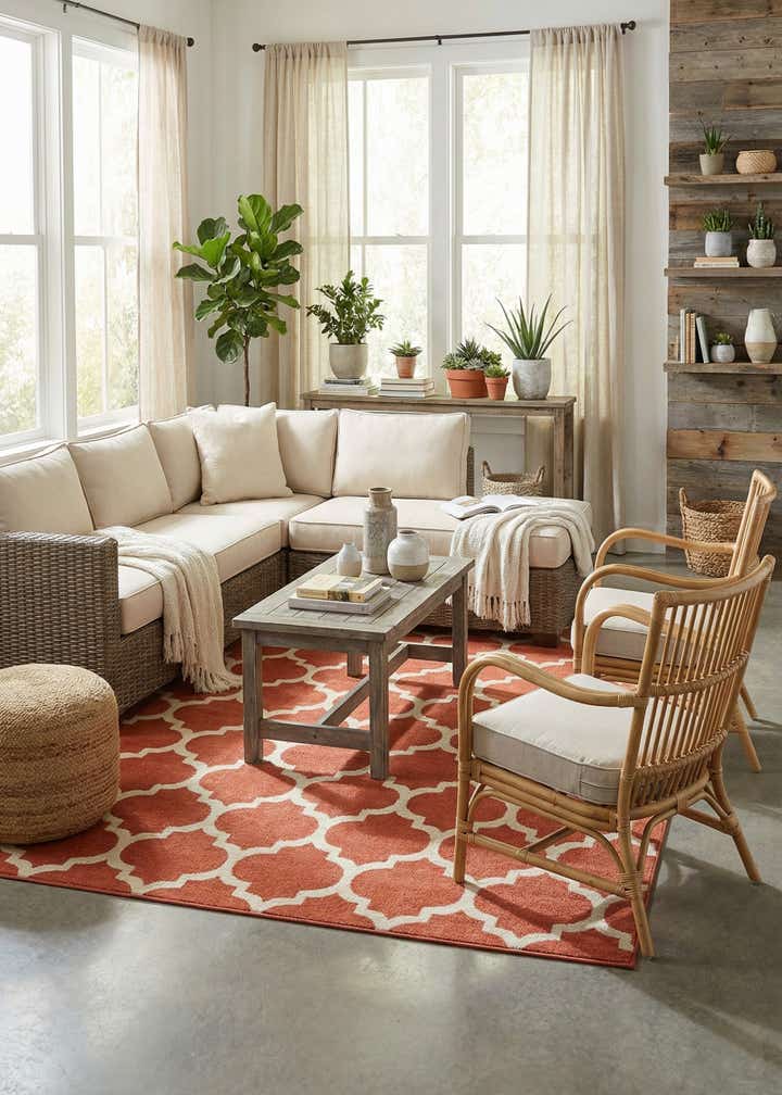 8' x 10' Trellis Rug