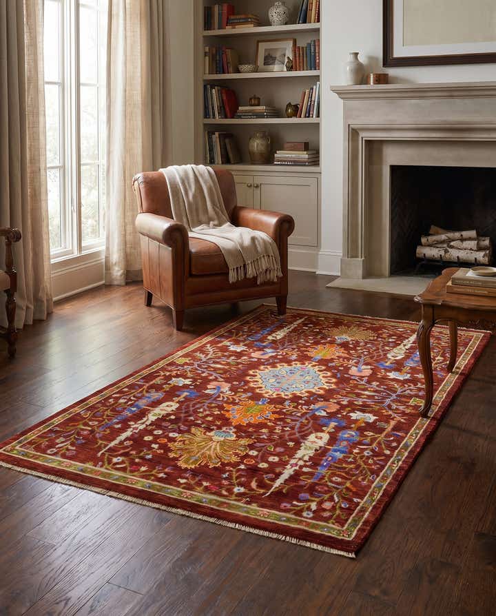 4' 1 x 6' 1 Hand Knotted Ariana Ziegler Rug