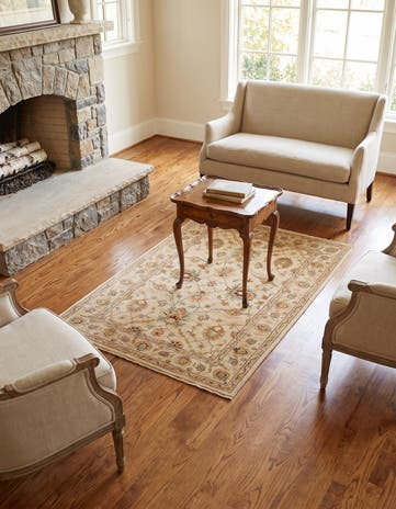 3' 10 x 5' 11 Hand Knotted Ziegler Rug