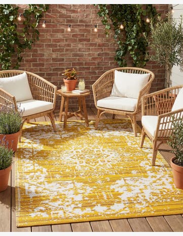 5' x 8' Easy-Clean Vista Breeze Indoor / Outdoor Rug