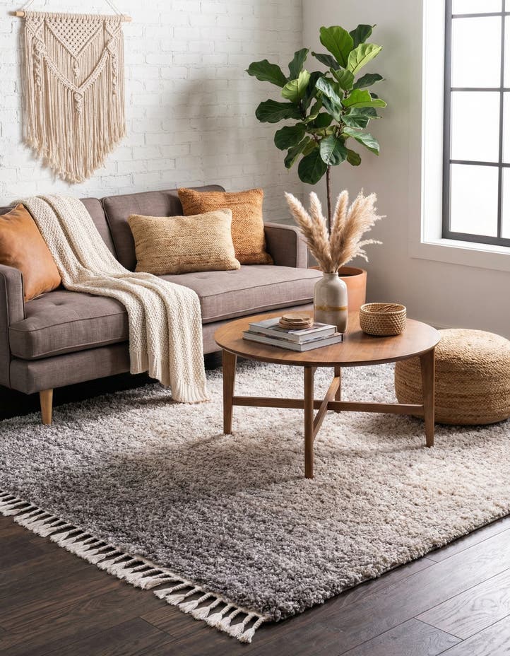 8' x 8' Athena Shag Square Rug