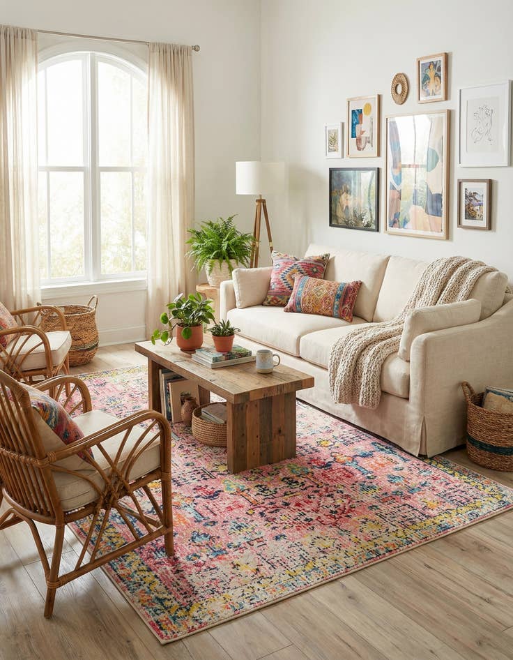 Detail image of 6' x 9'  Washable Alta Rug