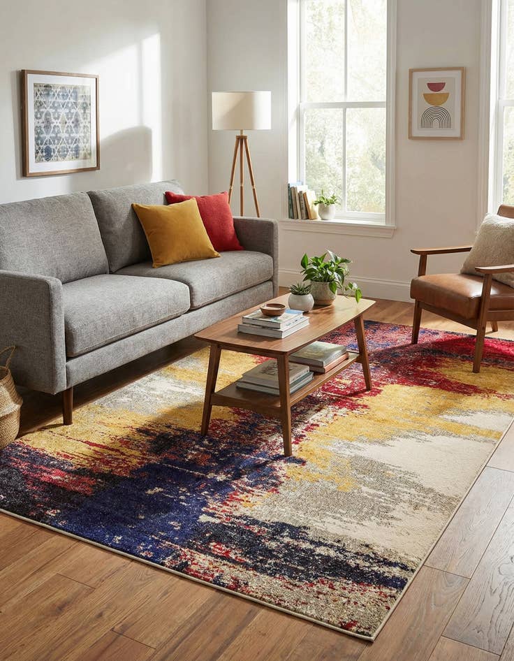 Detail image of 7' x 10'  Washable Casablanca Rug