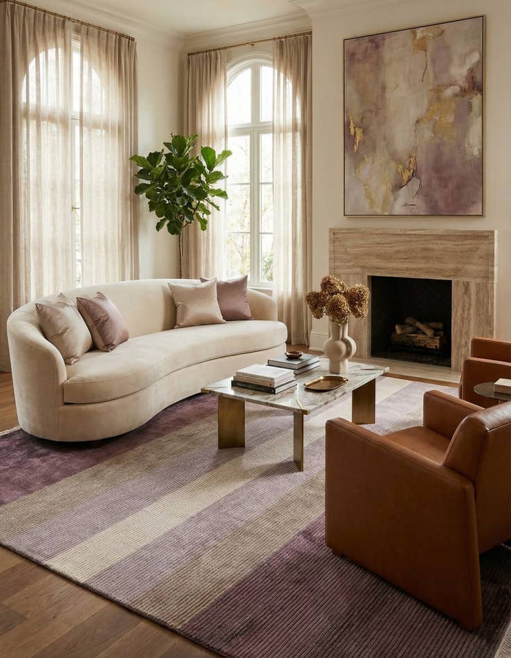 Detail image of 8' 1 x 11' 8  Hand Knotted Darya Wool Rug