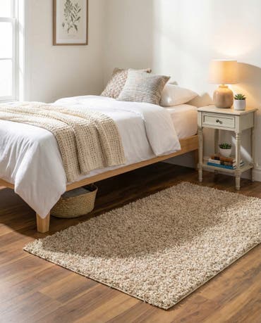  3' 3 x 5' 3 Comfort Solid Shag Rug