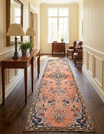 2' 4 x 9' 5 Hamedan Runner Rug