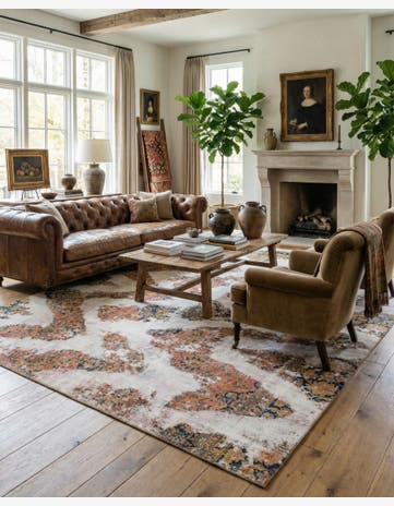 8' 10 x 11' 4 Hand Knotted Ultra Vintage Persian Wool Rug