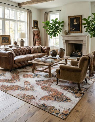 8' 10 x 11' 4 Hand Knotted Ultra Vintage Persian Wool Rug