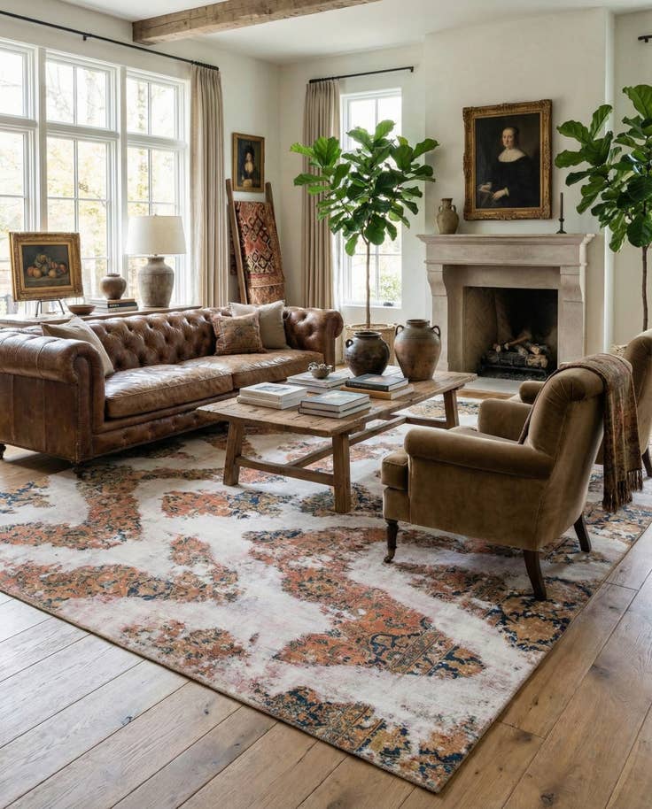 Detail image of 8' 10 x 11' 4 Hand Knotted Ultra Vintage Persian Wool Rug