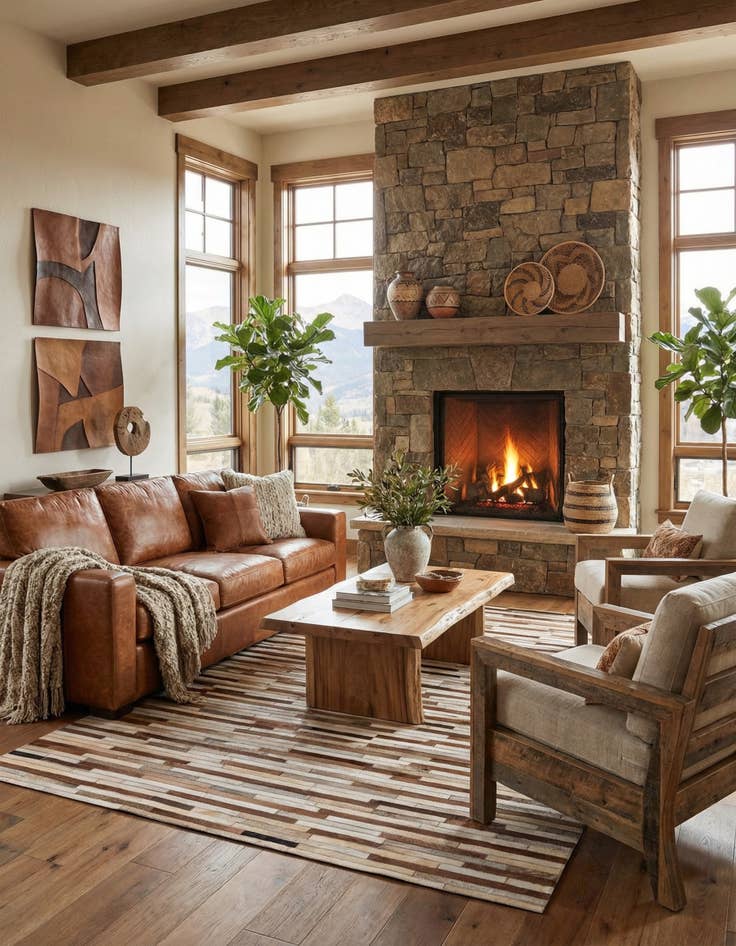 Detail image of 5' x 8' Cowhide Rug