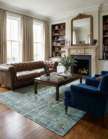 6' 2 x 9' 4 Vintage Royal Rug