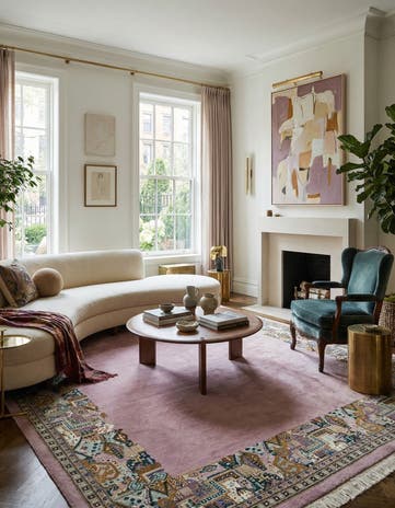 8' x 9' 10 Hand Knotted Tibet Wool Rug