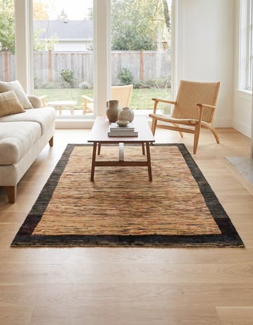 3' 9 x 6' 6 Hand Knotted Modern Ziegler Rug