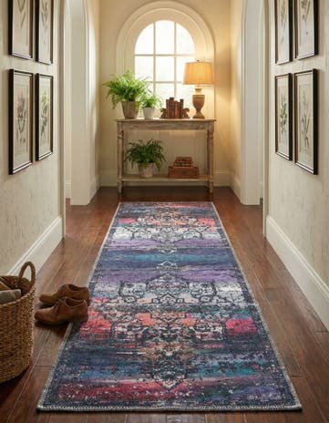 2' x 9' 10 Washable Francesca Runner Rug