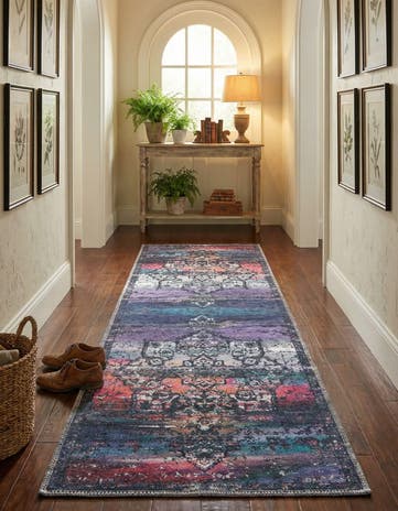 2' x 9' 10 Washable Francesca Runner Rug