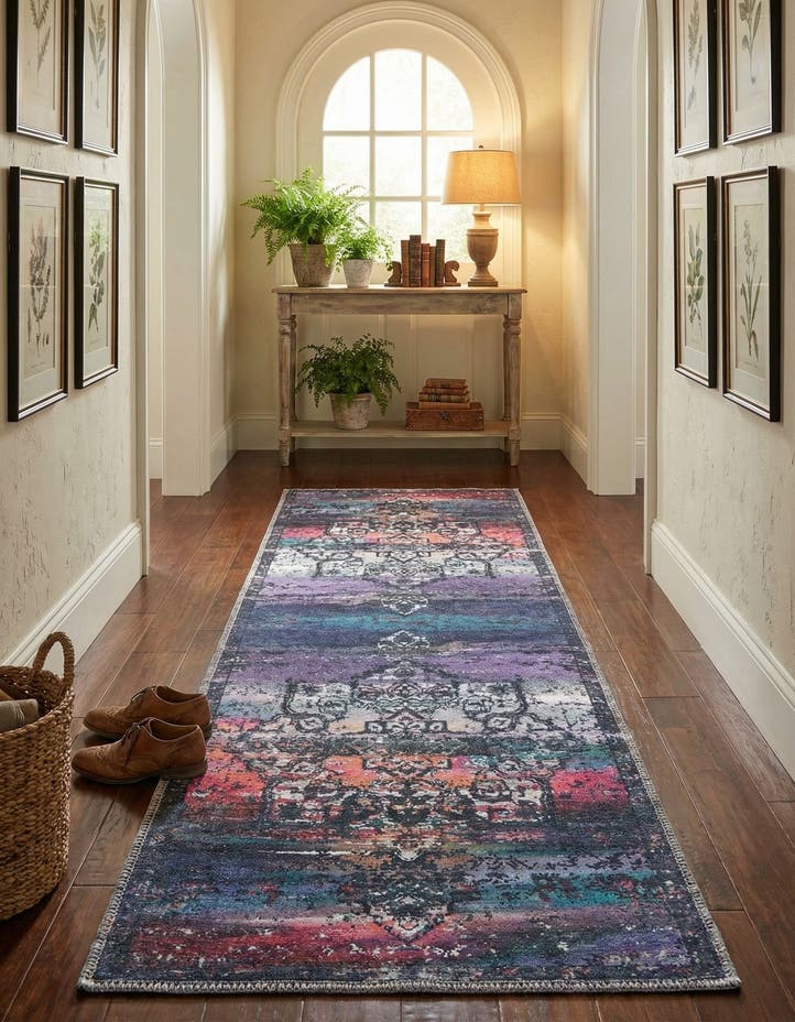 2' x 9' 10 Washable Francesca Runner Rug