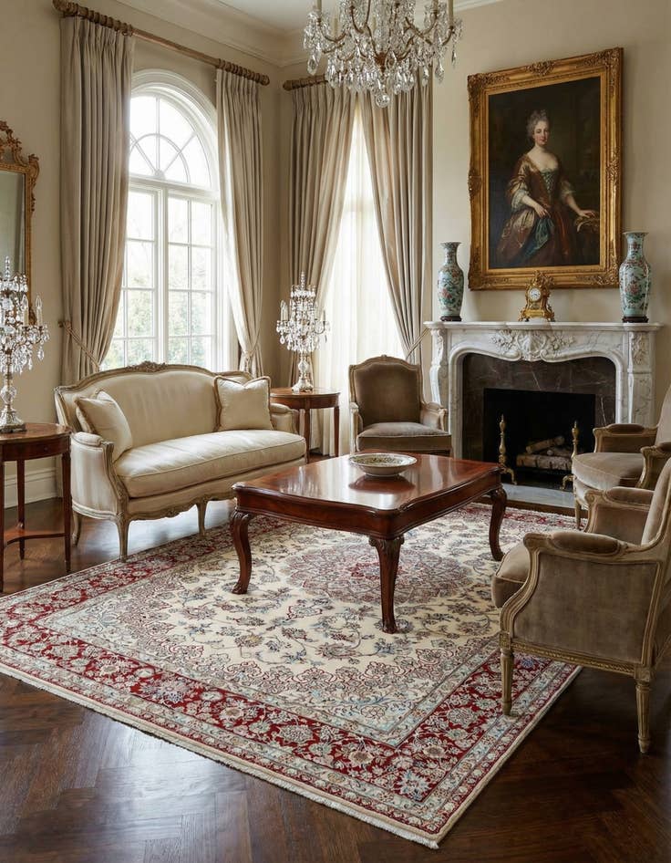 Detail image of 6' 4 x 9' 7 Nain Rug