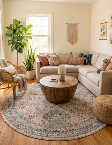 7' x 7' Newport Round Rug