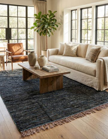 7' 7 x 10' Hand Knotted Moroccan Wool Rug