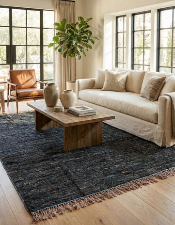 7' 7 x 10' Hand Knotted Moroccan Wool Rug