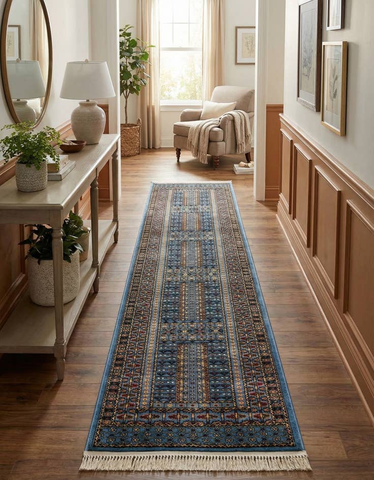 Detail image of 2' 7 x 12' Bokhara Runner Rug