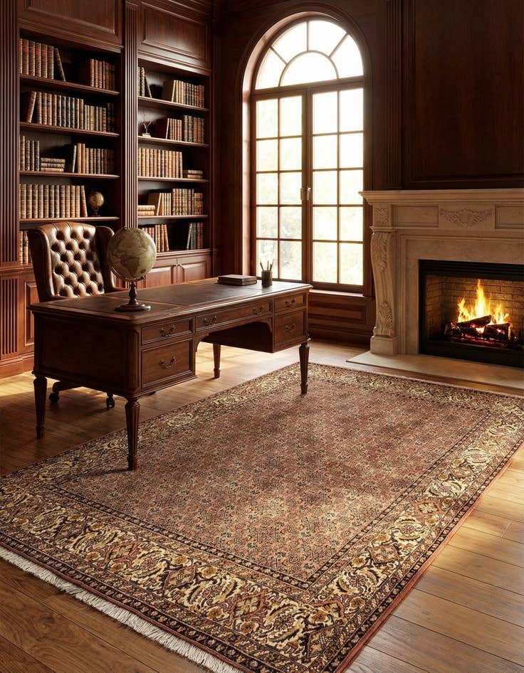 Detail image of 5' 9 x 8' 5 Bidjar Wool Rug