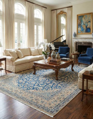 10' 1 x 16' 4 Hand Knotted Nain Persian Rug