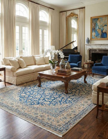 10' 1 x 16' 4 Hand Knotted Nain Persian Rug