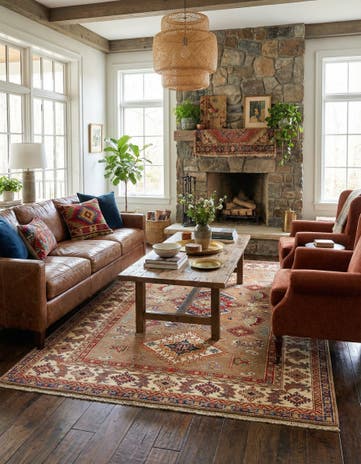 5' 5 x 7' 10 Kazak Wool Rug