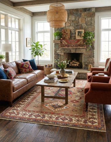 5' 5 x 7' 10 Kazak Wool Rug