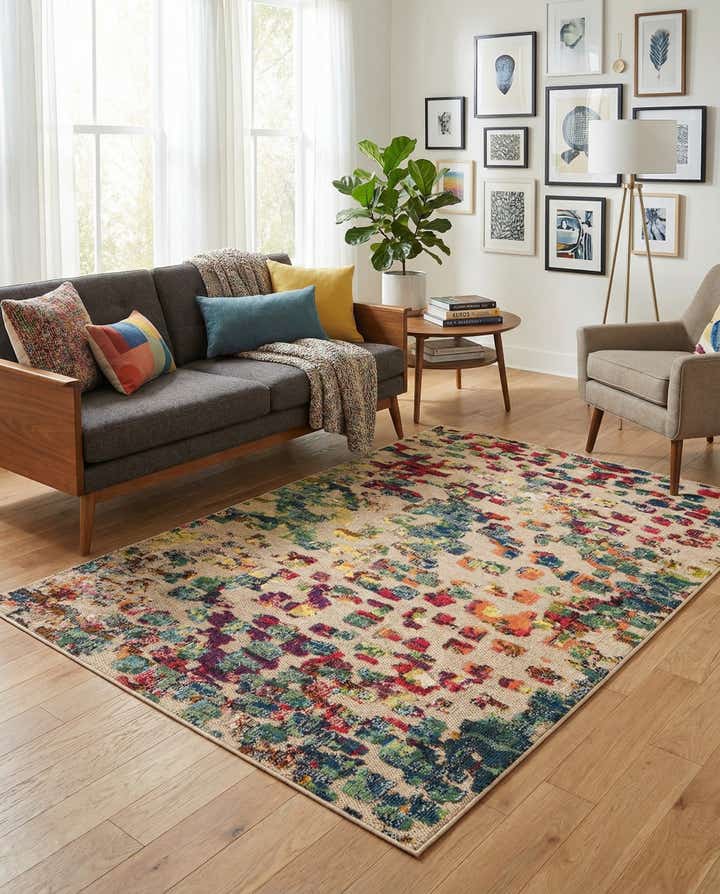 4' x 6' Easy-Clean Casablanca Indoor / Outdoor Rug